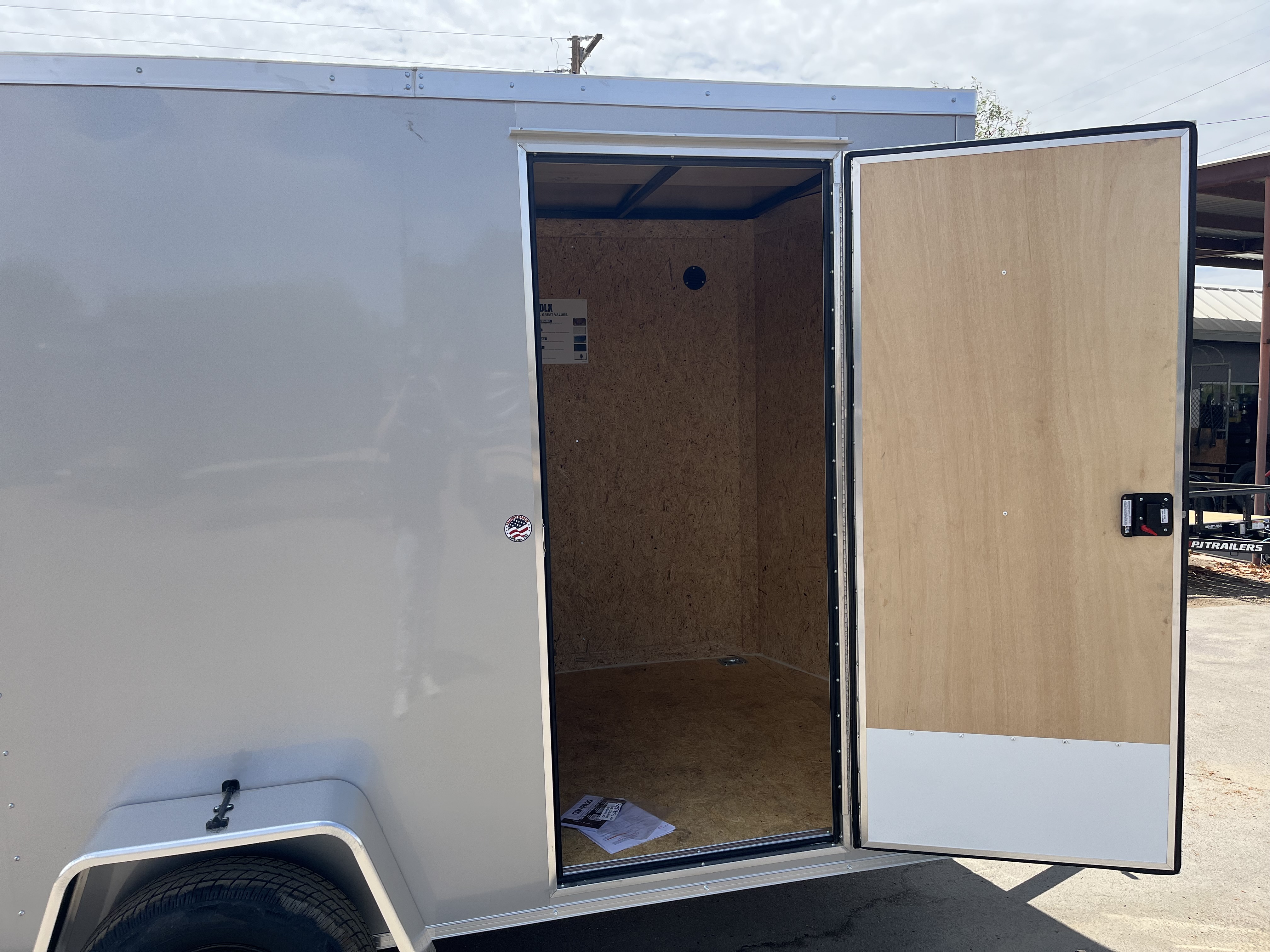 Compass 6'x10' Enclosed Cargo Trailer w/ Rear Ramp Door