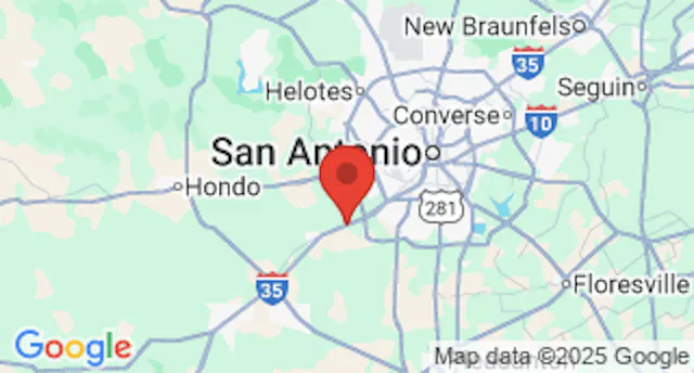 Map showing the Nationwide Trailers San Antonio, TX service center
