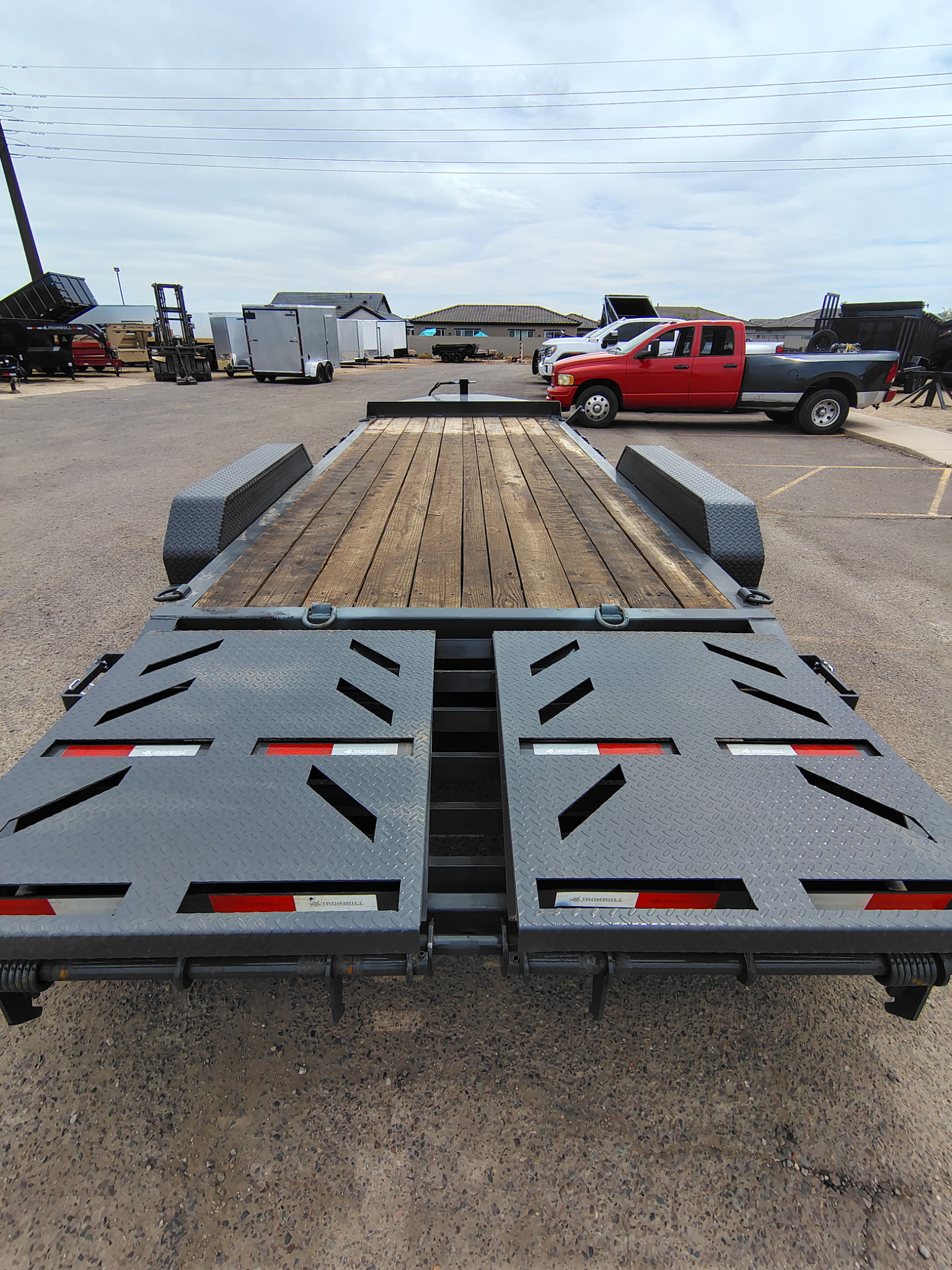 IRONBULL 20x83 IronBull, Tandem Axle, 14K GVWR, Rampage Ramps - Stock #USD2091 - Image 5 of 9