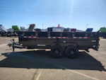 P.J. Trailers 16x83 Tandem Axle, 15,400 GVWR, Low Pro Dump, 36" Sides, 14 Ply Tires Stock #PJD1697 - Thumbnail 1