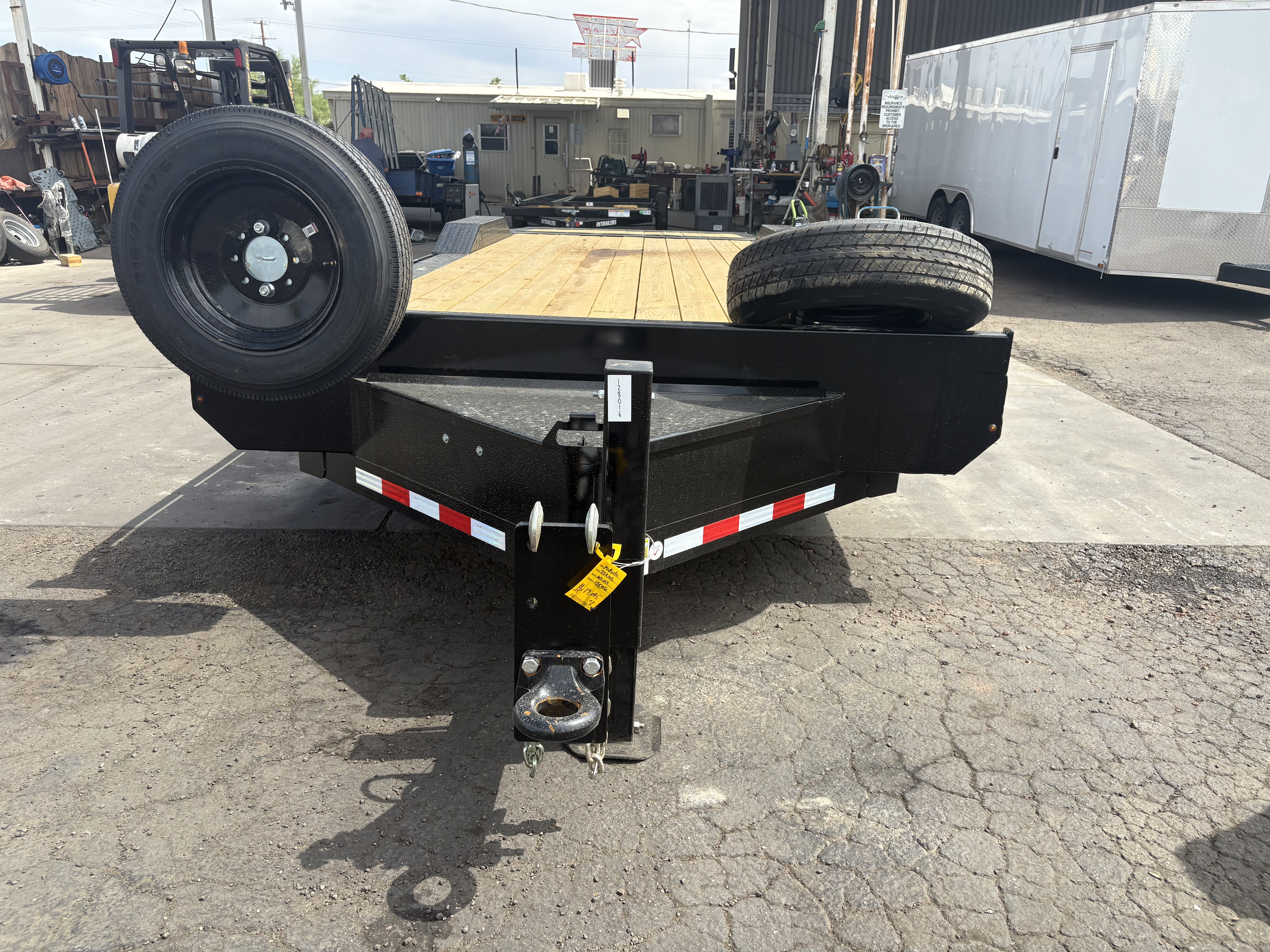 Midsota 23x102 Tandem Axle, 17.6K GVWR, Wide Body Equipment, Hydraulic Jack - Stock #MI013 - Image 1 of 5