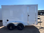 Compass 12x6 Indigo DLX, Flat Top V-Nose, 7K GVWR, Ramp Door Stock #CMP2905 - Thumbnail 7
