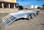 Aluma 16x80 All Aluminum, 8.5K GVWR, Tandem Axle, Electric Brake, Ramps, W/ Tailgate, RTD (8016TA-EL-R-TG-RTD) Stock #ALU373 - Thumbnail 7