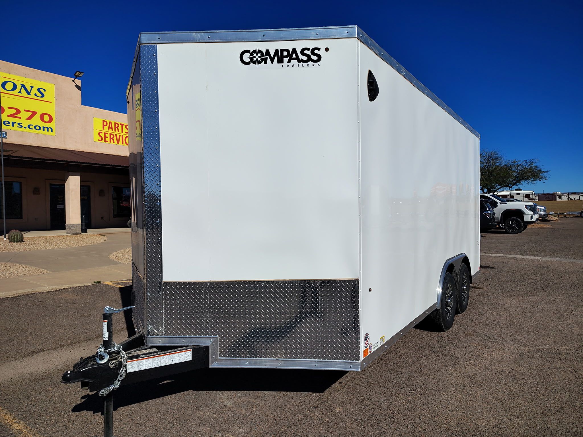 Compass 16x8.5 Indigo DLX, 10K GVWR, Ramp Door - Stock #CMP2809 - Image 6 of 11
