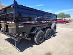P.J. Trailers 12x83 Tandem Axle, 15,400 GVWR, Low Pro Dump, 48" Sides, 14 Ply Tires Stock #PJD1700 - Thumbnail 10