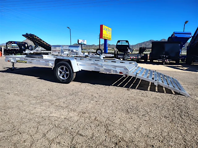 Aluma 15 X78" Aluminum, Single Axle w/ Elec. Brakes, Bi-Fold Tailgate - Stock #USD8766 - Image 6 of 7 Aluma 15 X78" Aluminum, Single Axle w/ Elec. Brakes, Bi-Fold Tailgate - Stock #USD8766 - Image 6 of 7