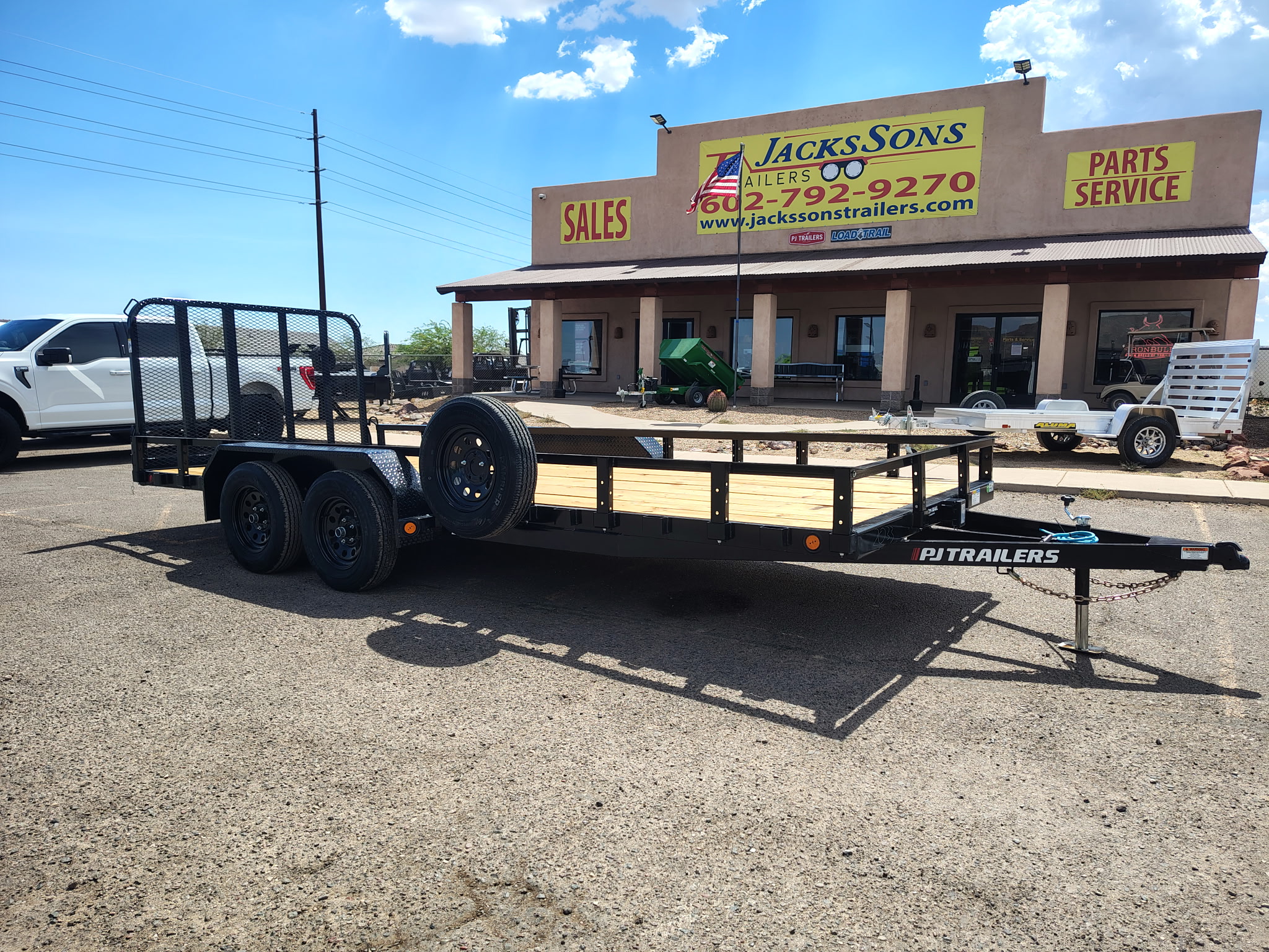 P.J. Trailers 18x83 Tandem Axle, 7K GVWR, Channel Utility - Stock #PPJ11154 - Image 2 of 6