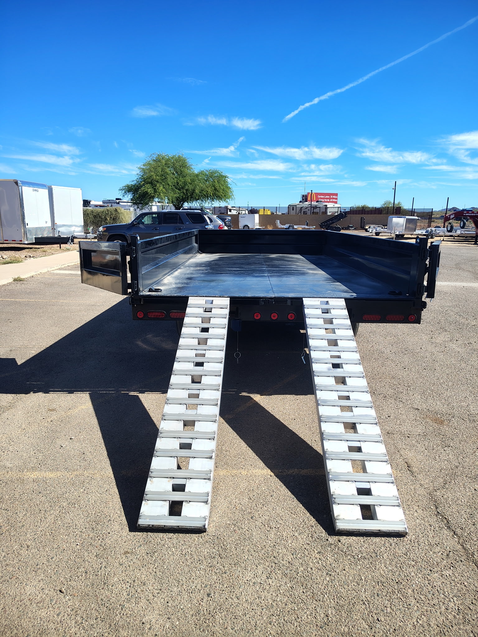 Norstar 16x96 IronBull Tandem Axle Deckover Dump, 15K GVWR, 18" Fold Down Sides, Hydraulic Jack - Stock #NST1507 - Image 5 of 13