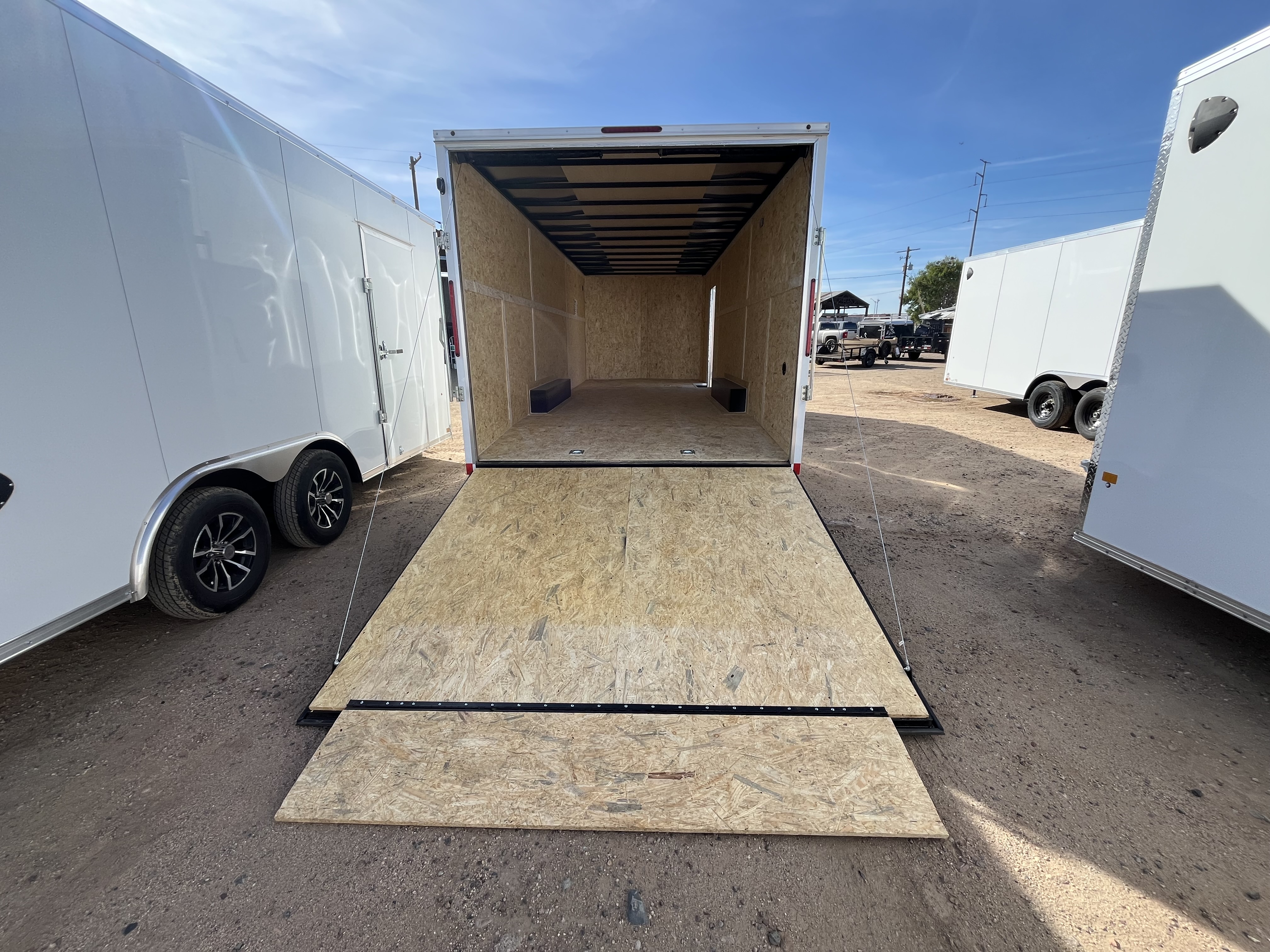 Compass 24x8.5 Indigo DLX Car Hauler, 10K GVWR, 6" Extra Height, Ramp Door - Stock #CMP2769 - Image 7 of 11