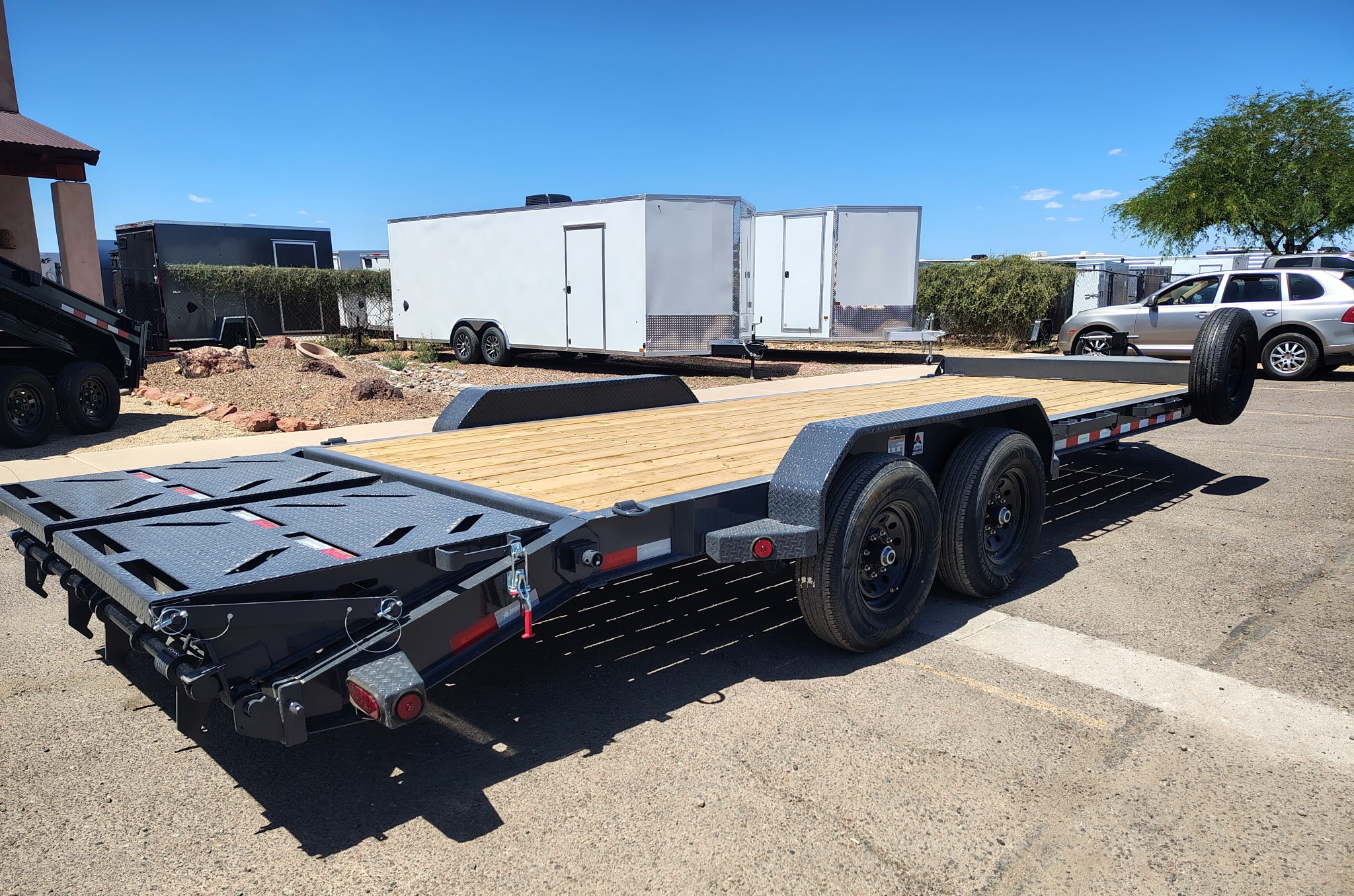 Norstar 24x83 IronBull, Tandem Axle, 14K GVWR, Rampage Ramps - Stock #NS580 - Image 5 of 5