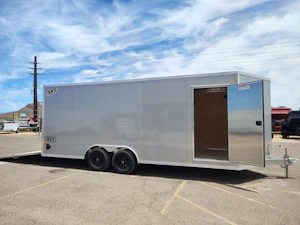 Alcom 20x8.5 All Aluminum XLT-P Car Hauler, Limited Model, 10K GVWR, Ramp Door