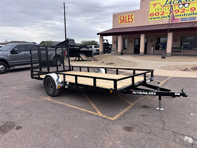 P.J. Trailers 14x83 Single Axle, 3K GVWR, Channel Utility - Stock #PPJ11017 - Image 1 of 5 P.J. Trailers 14x83 Single Axle, 3K GVWR, Channel Utility - Stock #PPJ11017 - Image 1 of 5