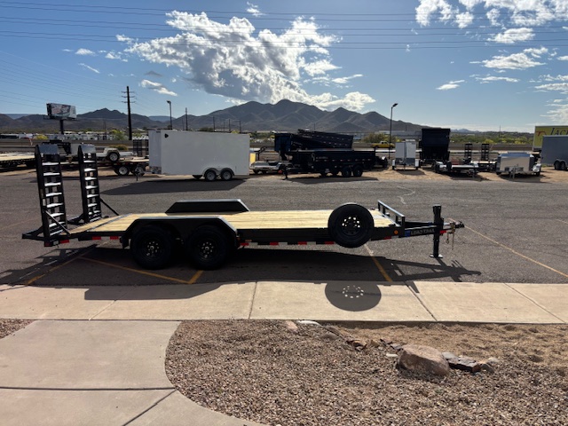 Load Trail 20x83 Tandem Axle, 14K GVWR, Car Hauler, Fold Up Ramps - Stock #LT904 - Image 3 of 4