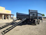 Norstar 16x83 IronBull Gooseneck Dump, Tandem Axle, 22K GVWR, 36" Sides, Telescopic Cylinder, Hydraulic Jacks, 18 Ply Tires Stock #NST1514 - Thumbnail 6