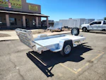 Aluma 10x68 All Aluminum, 3K GVWR, Heavy Single Axle, Bi-Fold Tailgate (6810H-S-BT) Stock #ALU368 - Thumbnail 2
