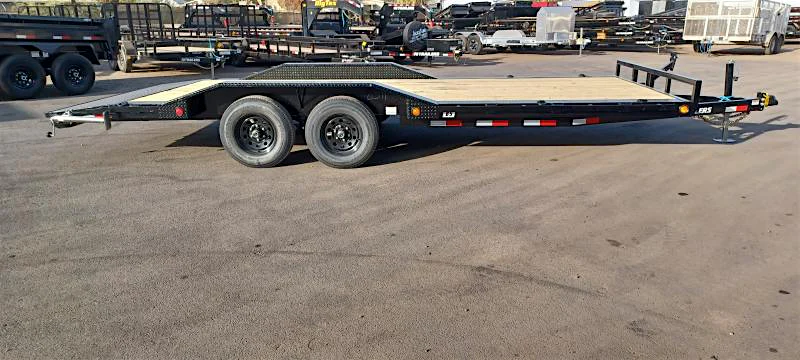P.J. Trailers 18x102 Tandem Axle, 10K GVWR, Drive Over Fenders, Buggy Hauler - Stock #PPJ11102 - Image 2 of 5 P.J. Trailers 18x102 Tandem Axle, 10K GVWR, Drive Over Fenders, Buggy Hauler - Stock #PPJ11102 - Image 2 of 5