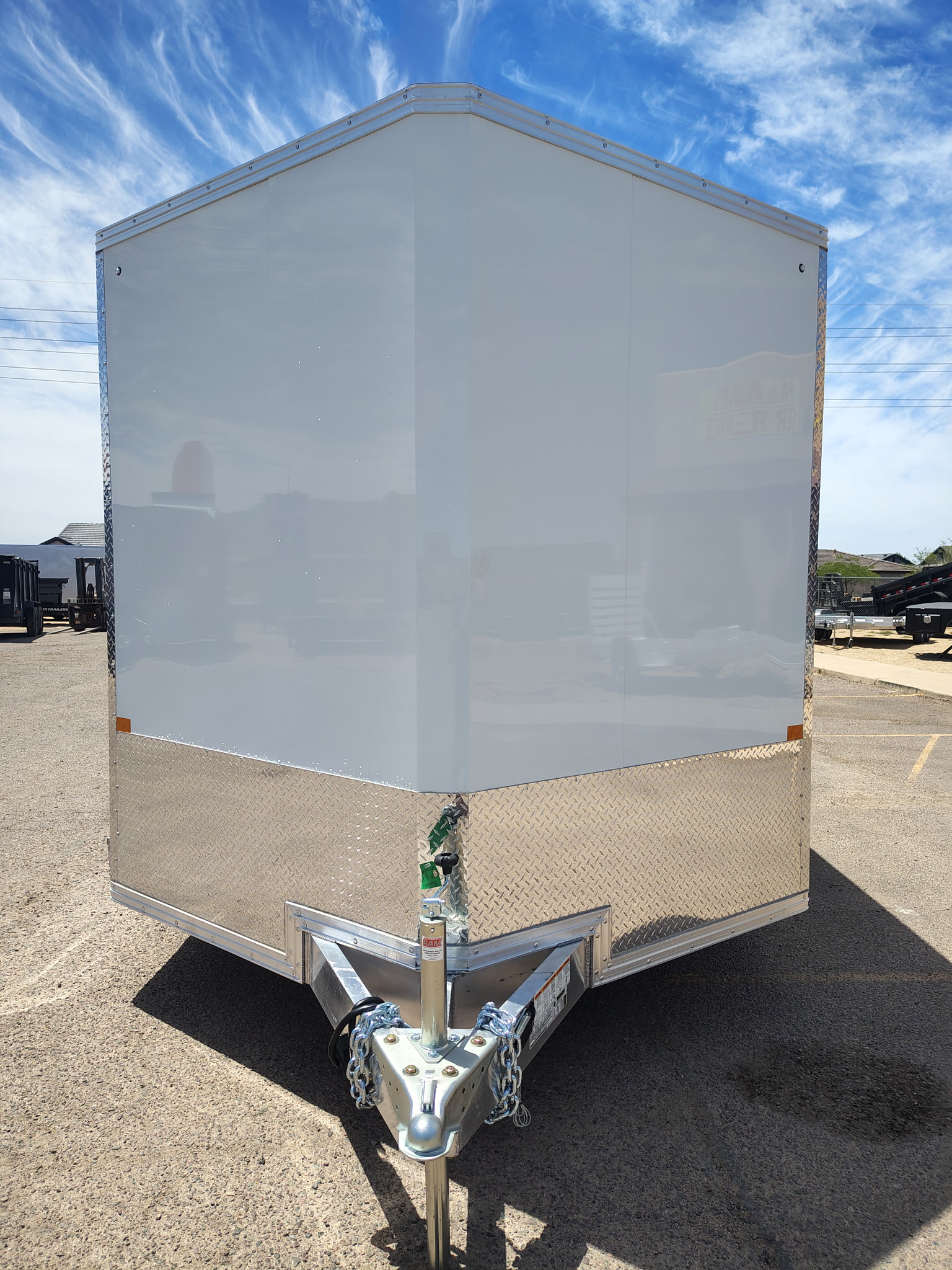 Alcom 20x8.5 All Aluminum XLT-P Car Hauler, Limited Model, 10K GVWR, Ramp Door - Stock #ALC273 - Image 10 of 11