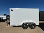 Compass 12x6 Indigo DLX, Flat Top V-Nose, 7K GVWR, Ramp Door Stock #CMP2905 - Thumbnail 5
