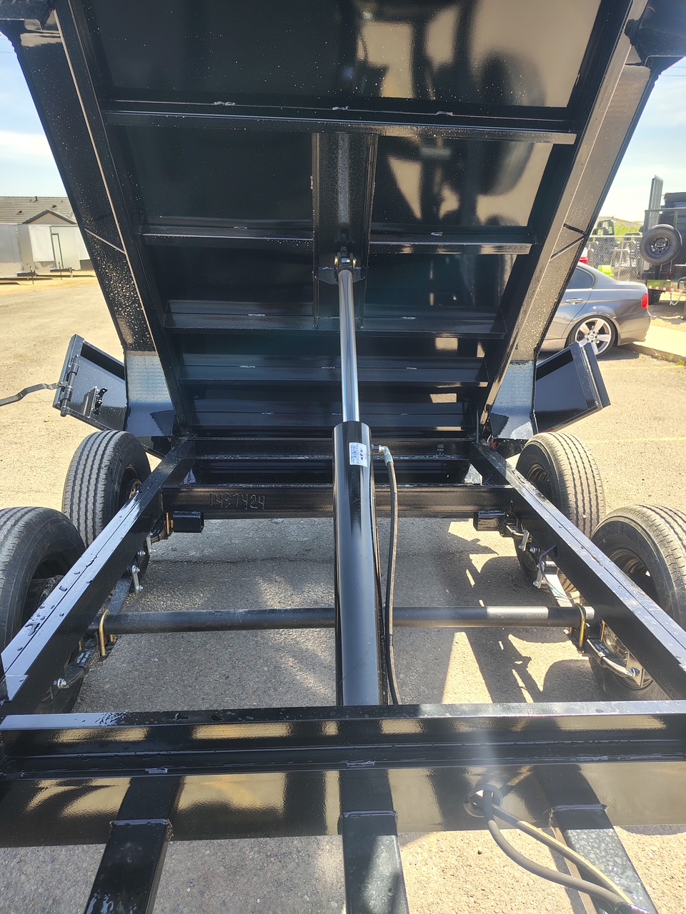P.J. Trailers 10X60 Utility Dump, Tandem Axle, 7K GVWR - Stock #PJD1698 - Image 9 of 10