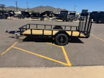 P.J. Trailers 14x72 Single Axle, 3K GVWR, Channel Utility Stock #PPJ10702 - Thumbnail 3