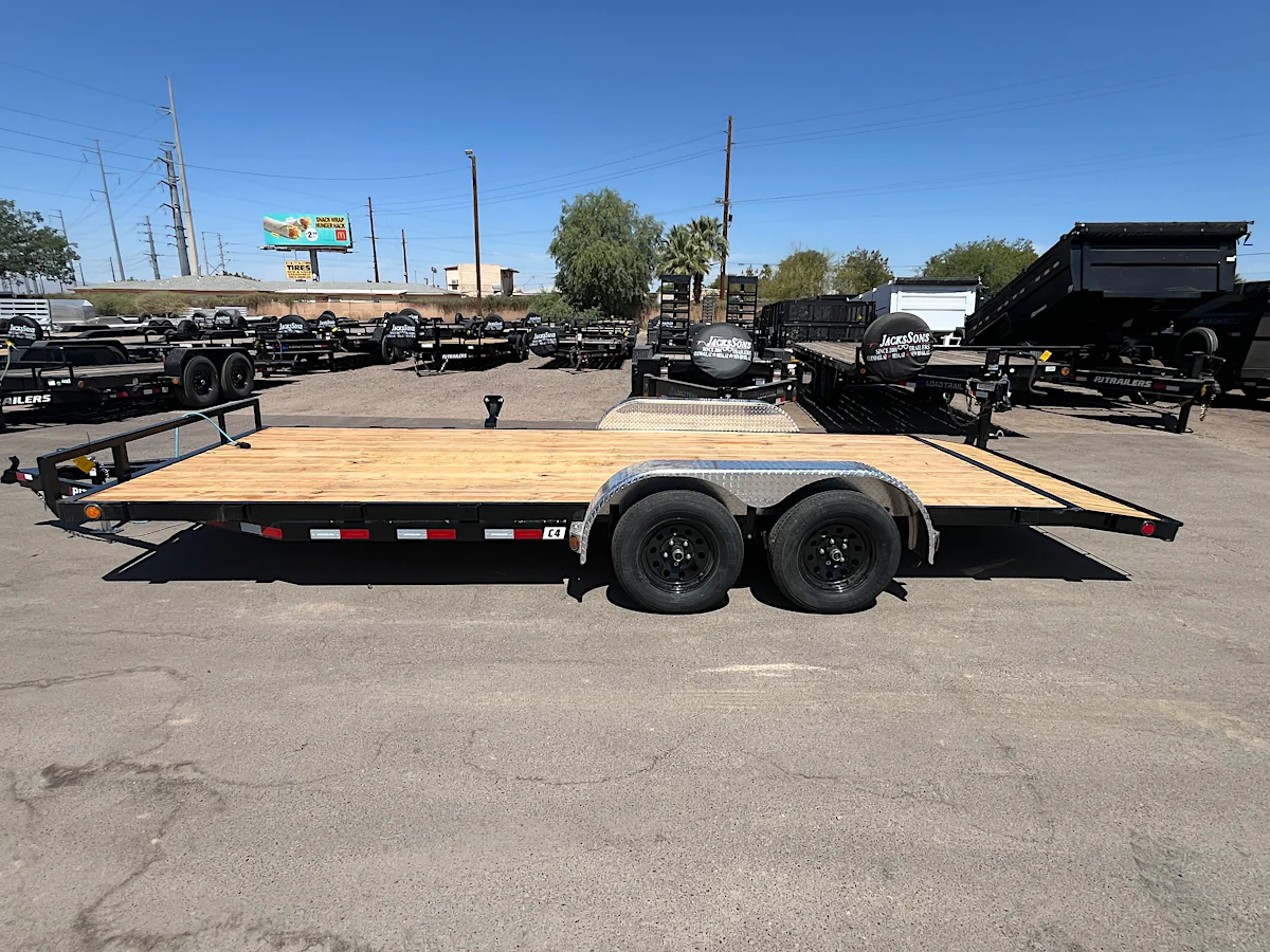 P.J. Trailers 20x83 Tandem Axle, 7K GVWR, Channel Car Hauler - Stock #PPJ11149 - Image 7 of 9 P.J. Trailers 20x83 Tandem Axle, 7K GVWR, Channel Car Hauler - Stock #PPJ11149 - Image 7 of 9