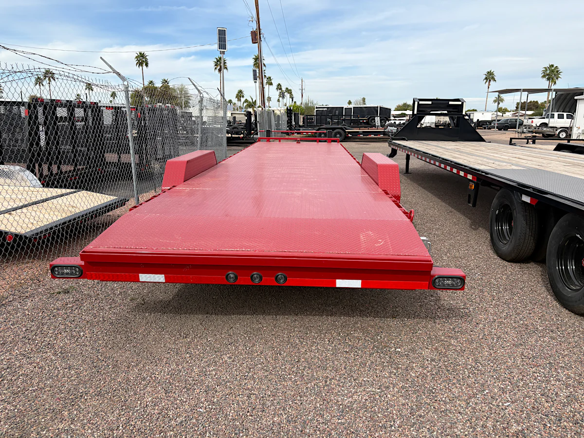 Load Trail 30x83 Tandem Axle, 16K GVWR, Carhauler, Slide in Ramps - Stock #LT969 - Image 3 of 4 Load Trail 30x83 Tandem Axle, 16K GVWR, Carhauler, Slide in Ramps - Stock #LT969 - Image 3 of 4