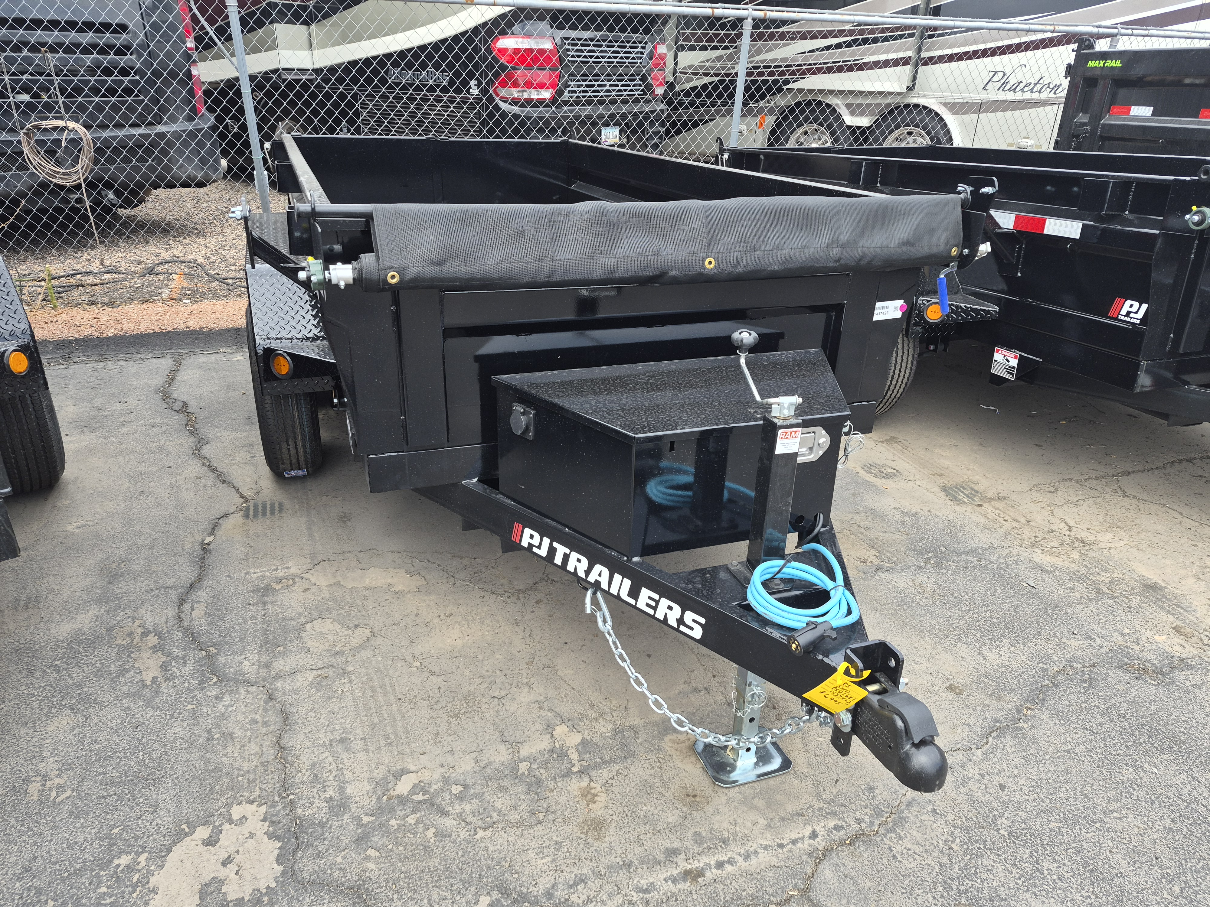 P.J. Trailers 10X60 Utility Dump, Tandem Axle, 7K GVWR - Stock #PJD1689 - Image 2 of 4