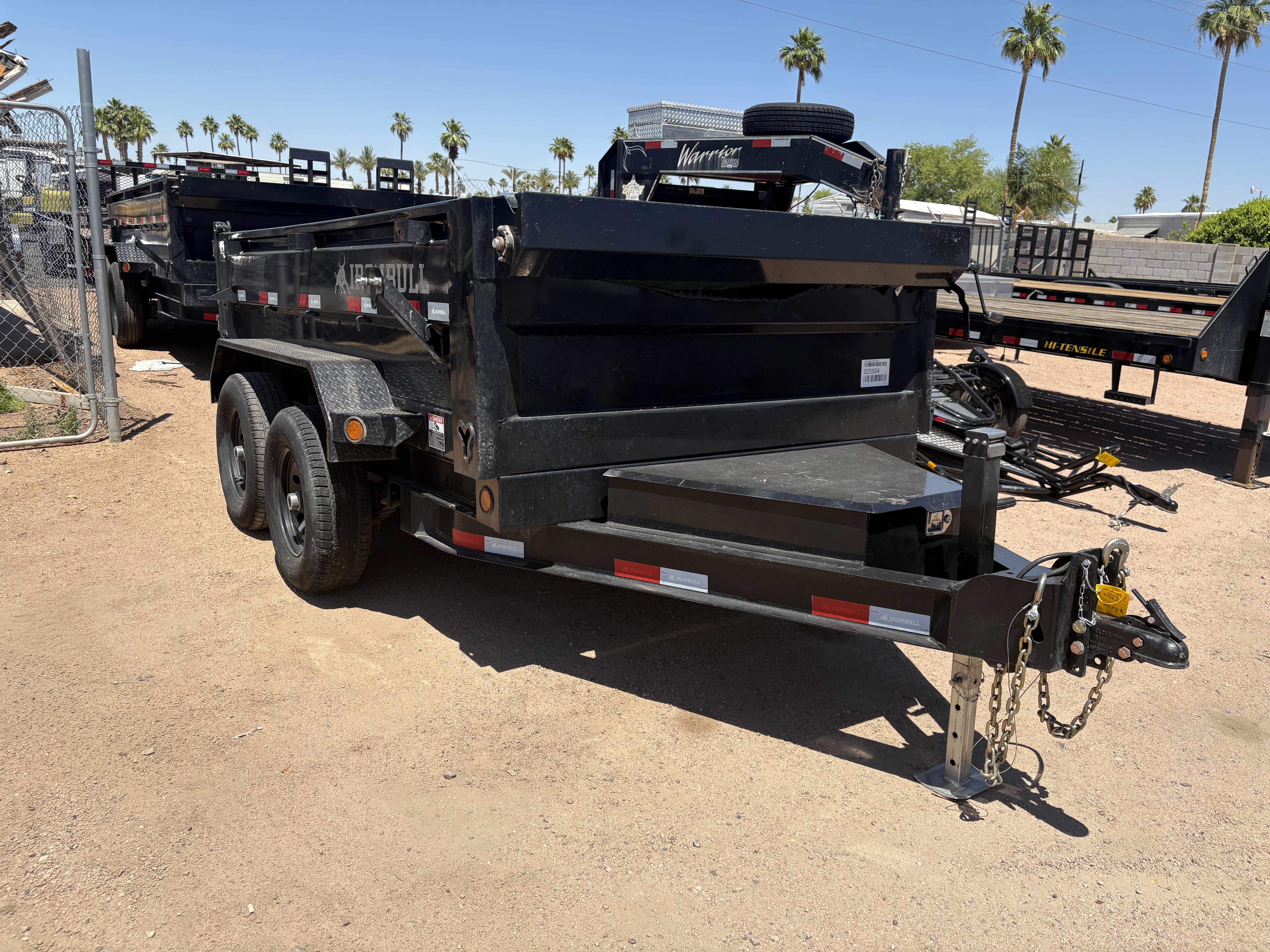 IRONBULL 10x6 Ironbull Tandem Axle Dump, 10K GVWR , 24" Sides - Stock #USD5504 - Image 2 of 4