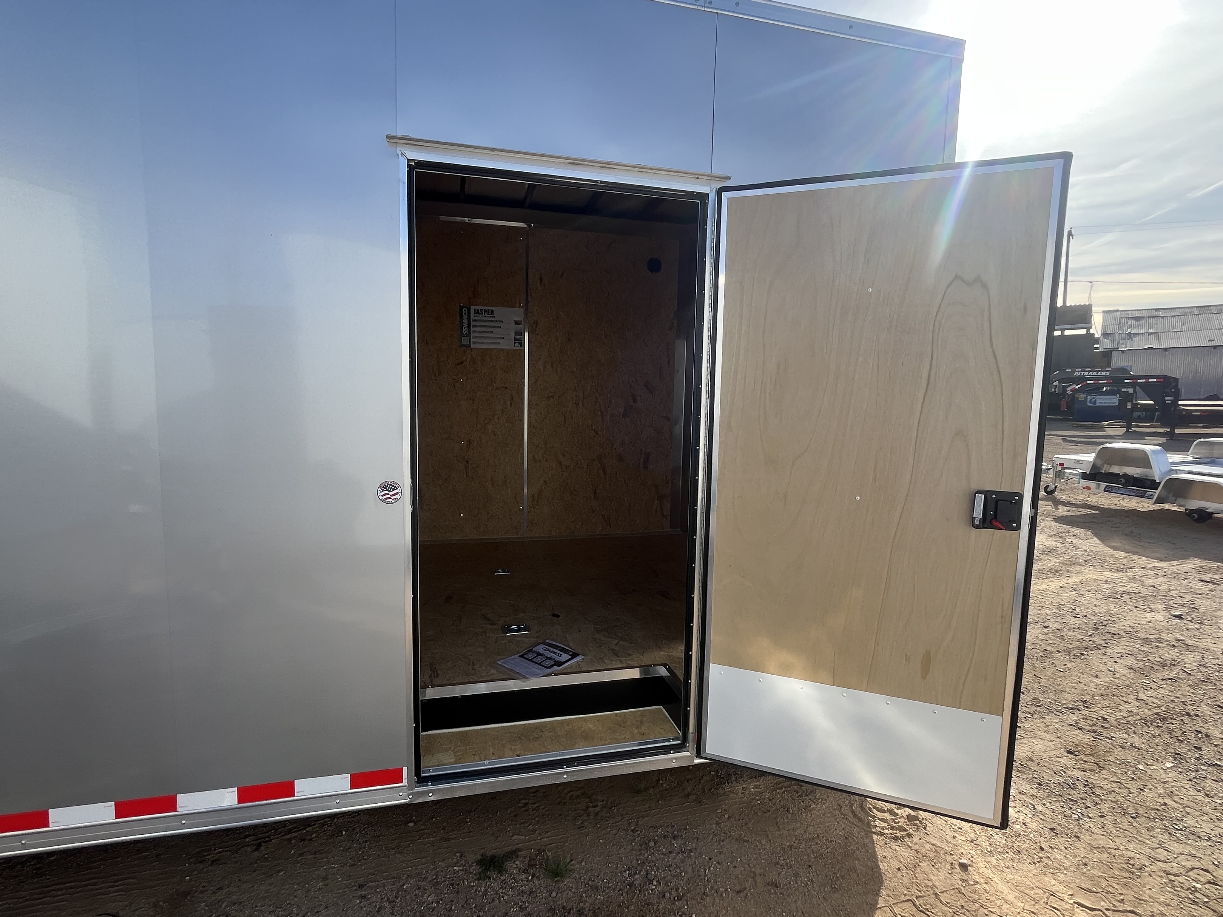 Compass 24x8.5 Jasper SE Car Hauler, 14K GVWR, Ramp Door, 6" Extra Height - Stock #CMP2761 - Image 4 of 10