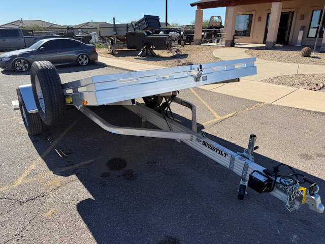 Aluma 15x80 All Aluminum, 4K GVWR, Single Axle (8015TILT-S-EL) - Stock #ALU309 - Image 8 of 11
