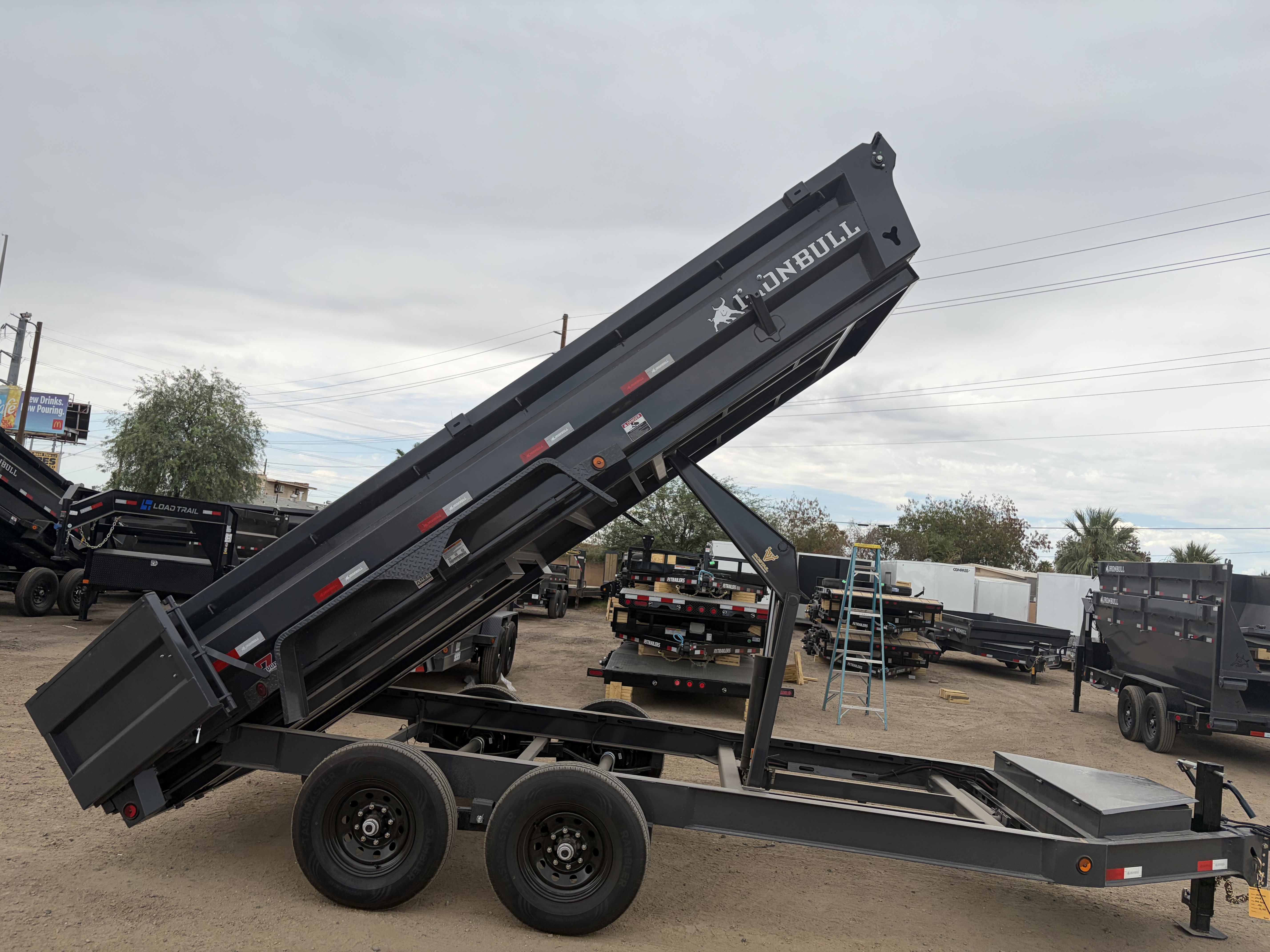 Norstar 16x83 IronBull Tandem Axle Dump, 15K GVWR, 24" Sides - Stock #NST1481 - Image 5 of 13