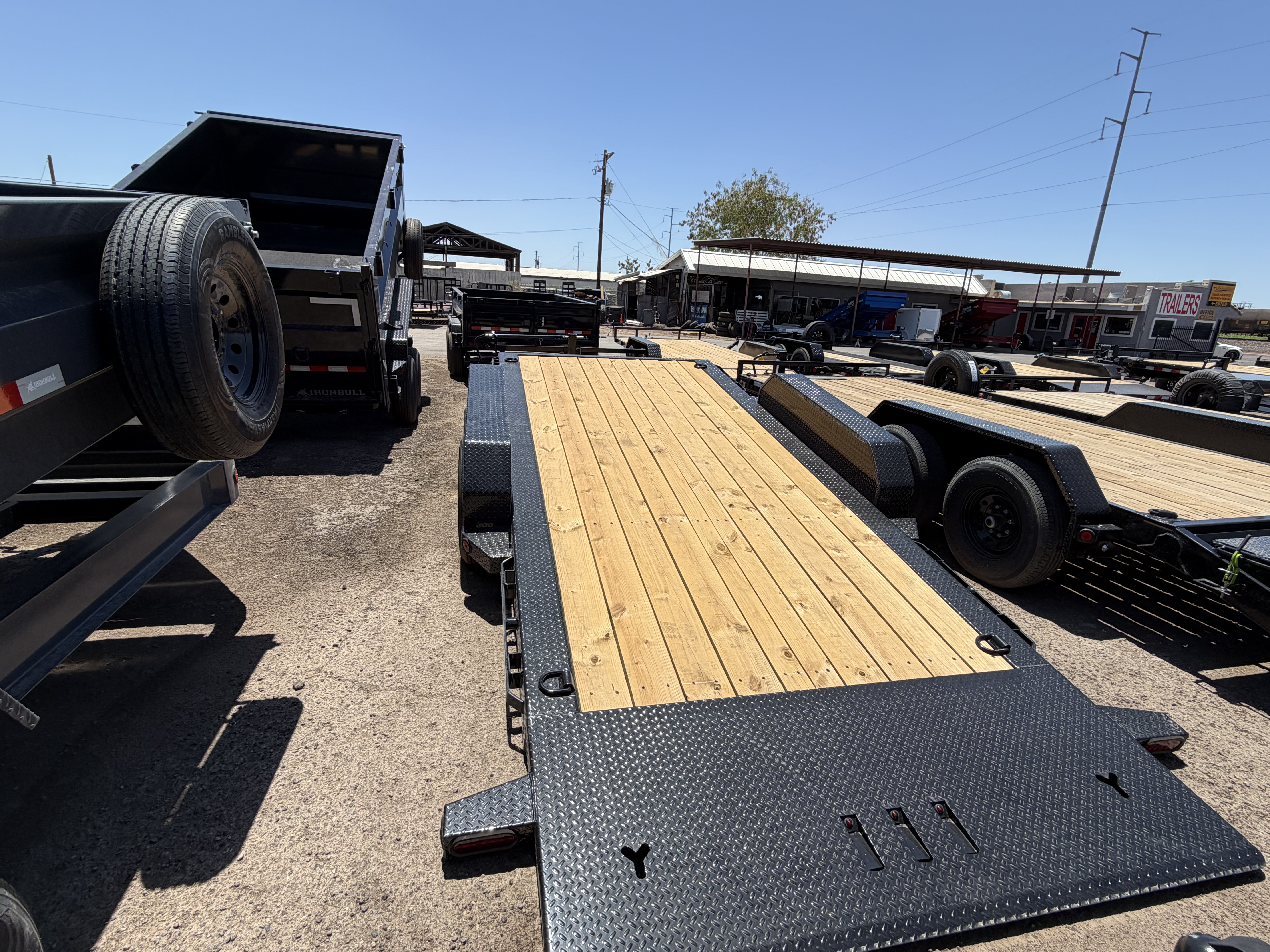 Norstar 24x83 Ironbull Tandem Axle, 14K GVWR, Low-Pro Gravity Tilt - Stock #NS595 - Image 8 of 10