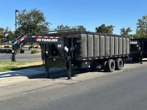PJ Trailers 20'x102" Scissor Tandem Dual Dump Trailer w/ 48" Sides (DD)