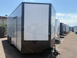 Compass 20x8.5 Jasper SE Car Hauler, 10K GVWR, Ramp Door, A/C, White Wall / Ceiling, RTP Floor Stock #CMP2940 - Thumbnail 1