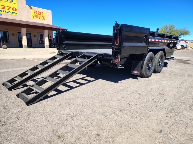 Midsota 16'x82" Telescopic Dump Trailer w/ 24" Sides (HV)
