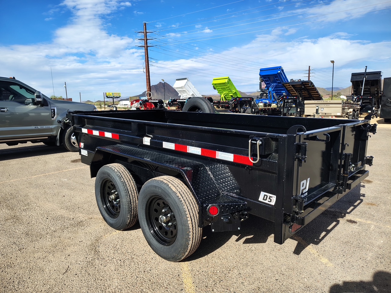 P.J. Trailers 10X60 Utility Dump, Tandem Axle, 7K GVWR - Stock #PJD1671 - Image 9 of 9