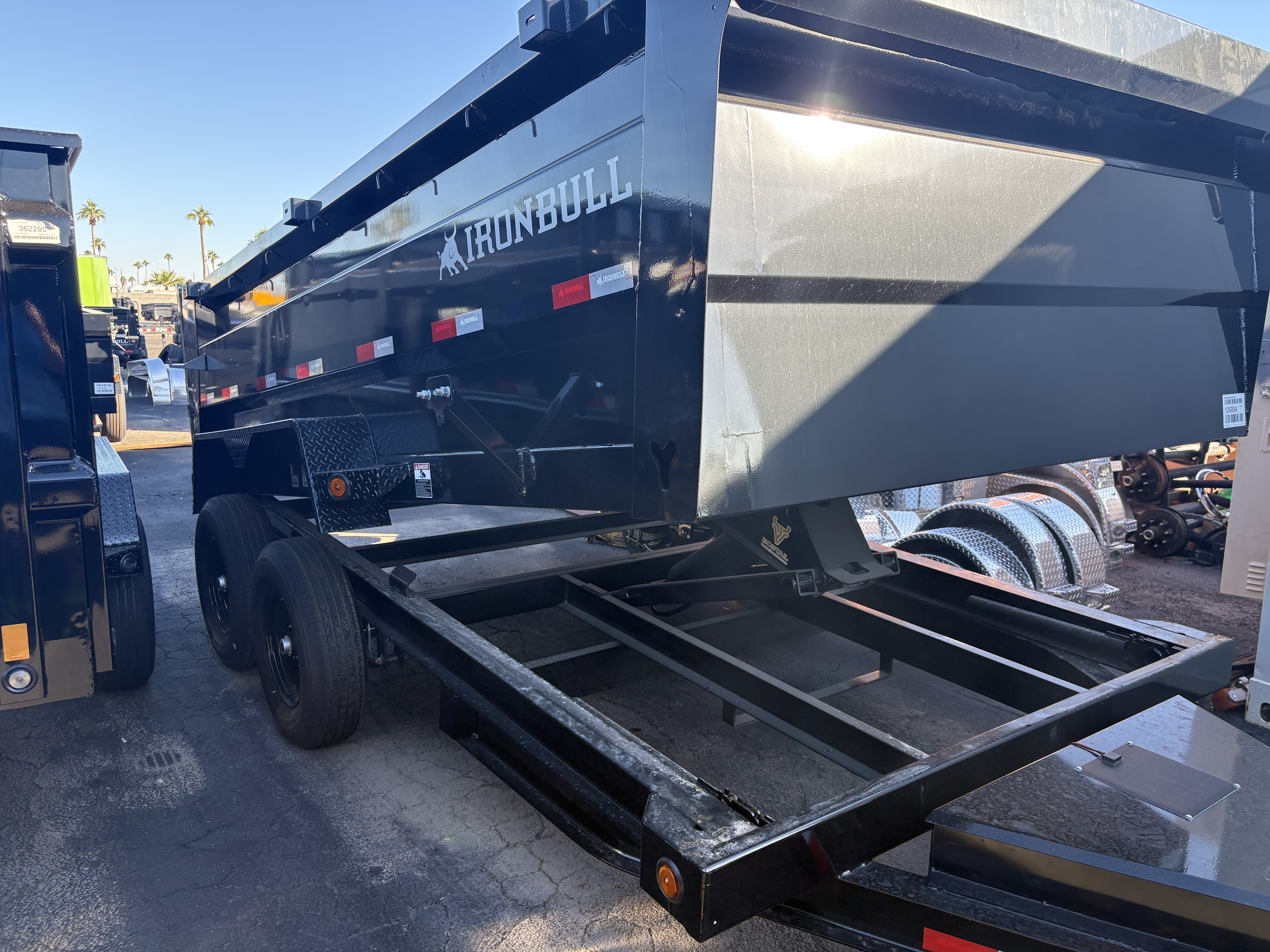 Norstar 14x83 IronBull Tandem Axle Dump, 15K GVWR, 36" Sides, Solar Charger, 14 Ply Tires - Stock #NST1272 - Image 5 of 8