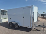 Compass 12x6 Indigo DLX, Flat Top V-Nose, 7K GVWR, Ramp Door Stock #CMP2939 - Thumbnail 2