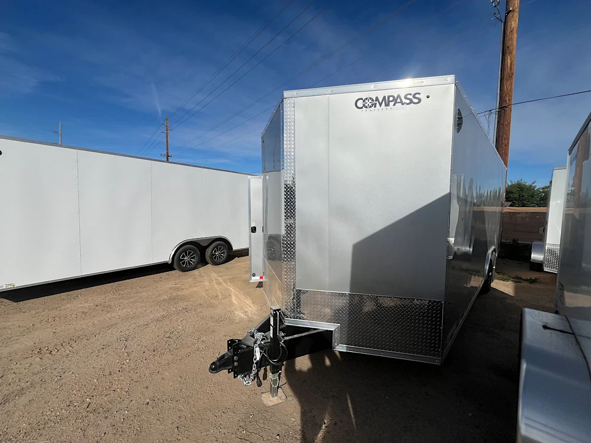 Compass 24x8.5 Jasper SE Car Hauler, 14K GVWR, Ramp Door, 6" Extra Height - Stock #CMP2761 - Image 9 of 10 Compass 24x8.5 Jasper SE Car Hauler, 14K GVWR, Ramp Door, 6" Extra Height - Stock #CMP2761 - Image 9 of 10