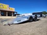 Aluma 18x82 All Aluminum, 10K GVWR, Heavy Tandem Axle, XL Tilt w/ Cargo Box (8218H-XL-TILT-TA-EL-RTD-CB) Stock #ALU376 - Thumbnail 2