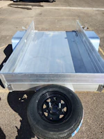 Aluma 08x54 All Aluminum, 2K GVWR, Single Axle, W/ Tailgate (548ESA-S-TG) Stock #ALU421-SM - Thumbnail 3