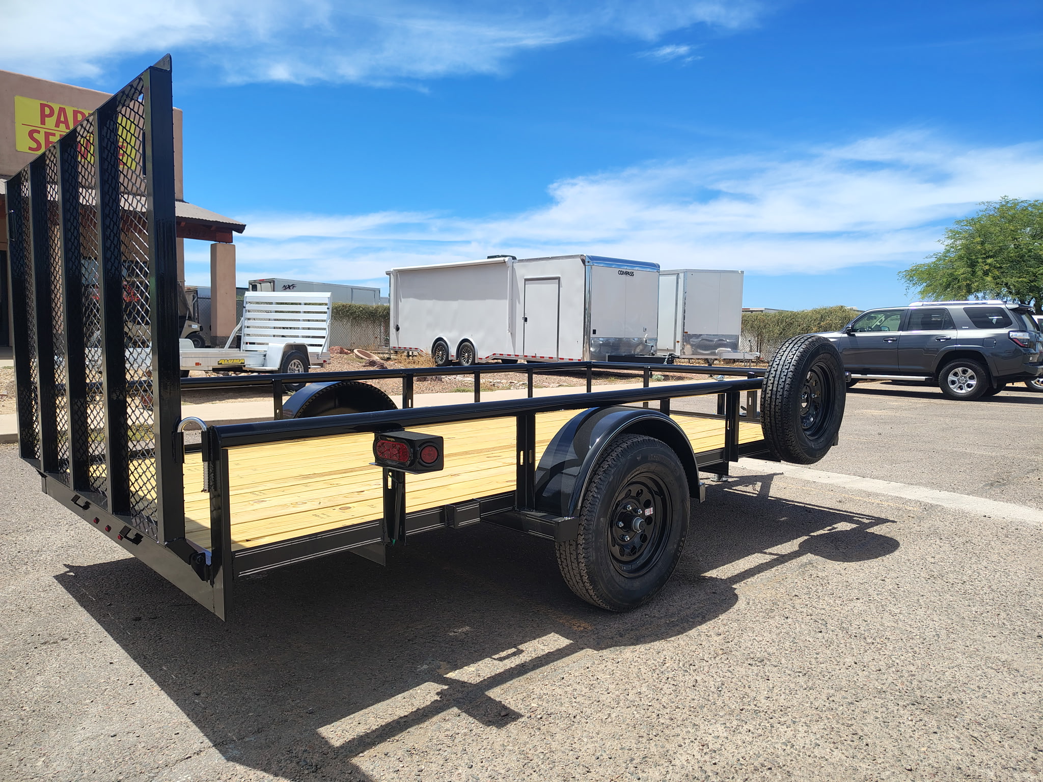 Texas Bragg 12x72 Utility Single Axle, 3K GVWR - Stock #TXB008 - Image 2 of 6