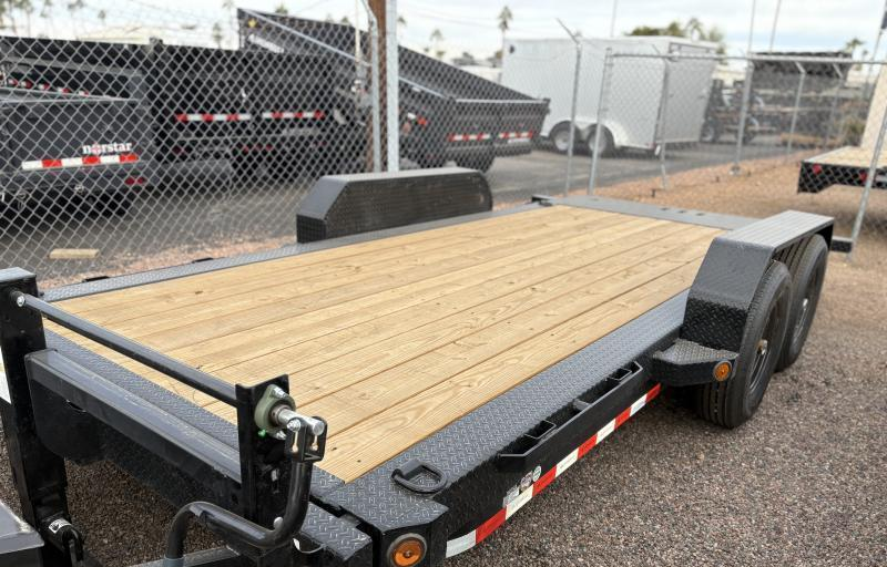 Norstar 16x83 Ironbull Tandem Axle, 14K GVWR, Low-Pro Power Tilt - Stock #NS412-P - Image 5 of 6