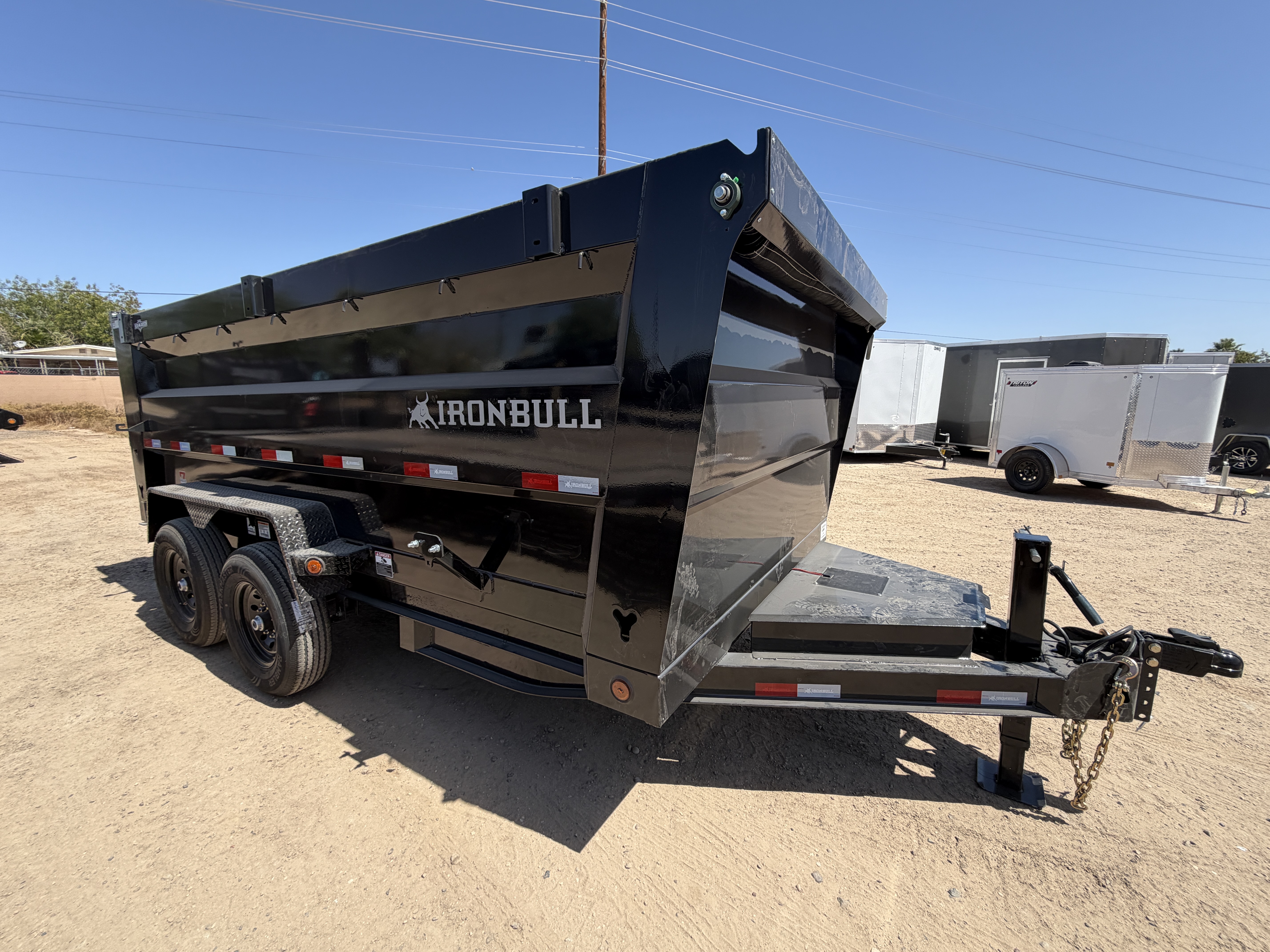 Norstar 14x83 IronBull Tandem Axle Dump, 15K GVWR, 48" Sides, Solar Charger, 14 Ply Tires - Stock #NST1449 - Image 2 of 9