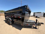Norstar 14x83 IronBull Tandem Axle Dump, 15K GVWR, 48" Sides, Solar Charger, 14 Ply Tires Stock #NST1449 - Thumbnail 2