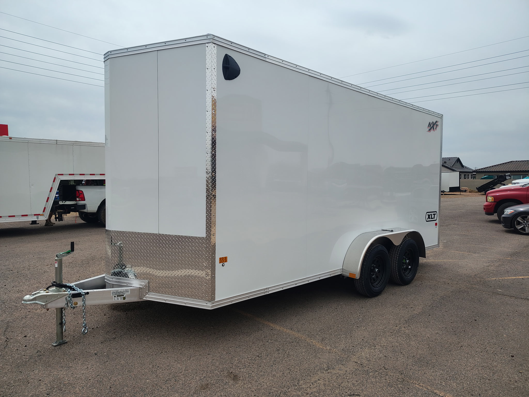 Alcom 16x7 All Aluminum XLT-P Enclosed, 7K GVWR, Limited Edition, Ramp Door - Stock #ALC239 - Image 3 of 10