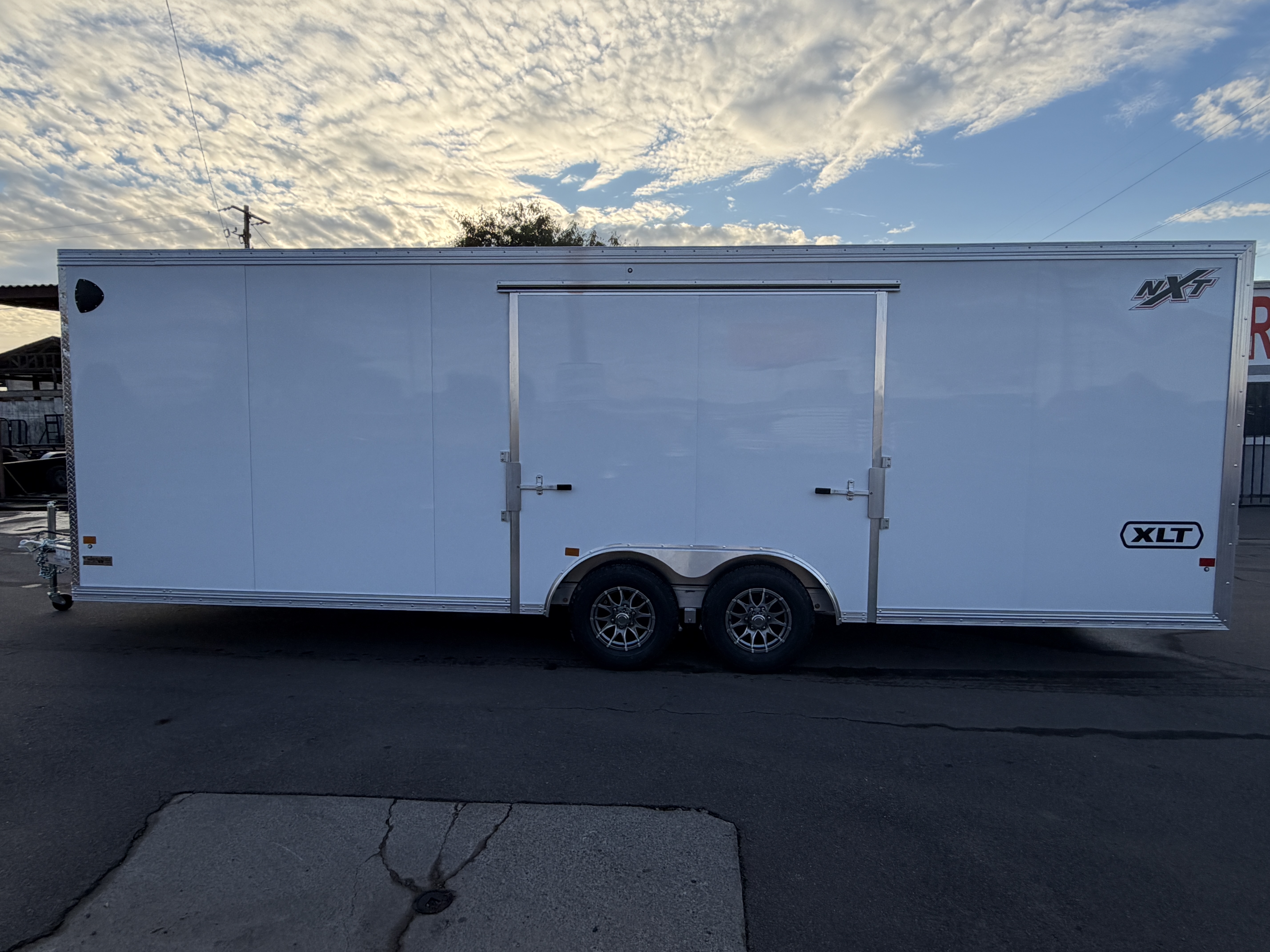 Alcom 24x8.5 All Aluminum XLT-P Car Hauler, Elite Escape Door, 10K GVWR, Ramp Door - Stock #ALC197 - Image 9 of 9