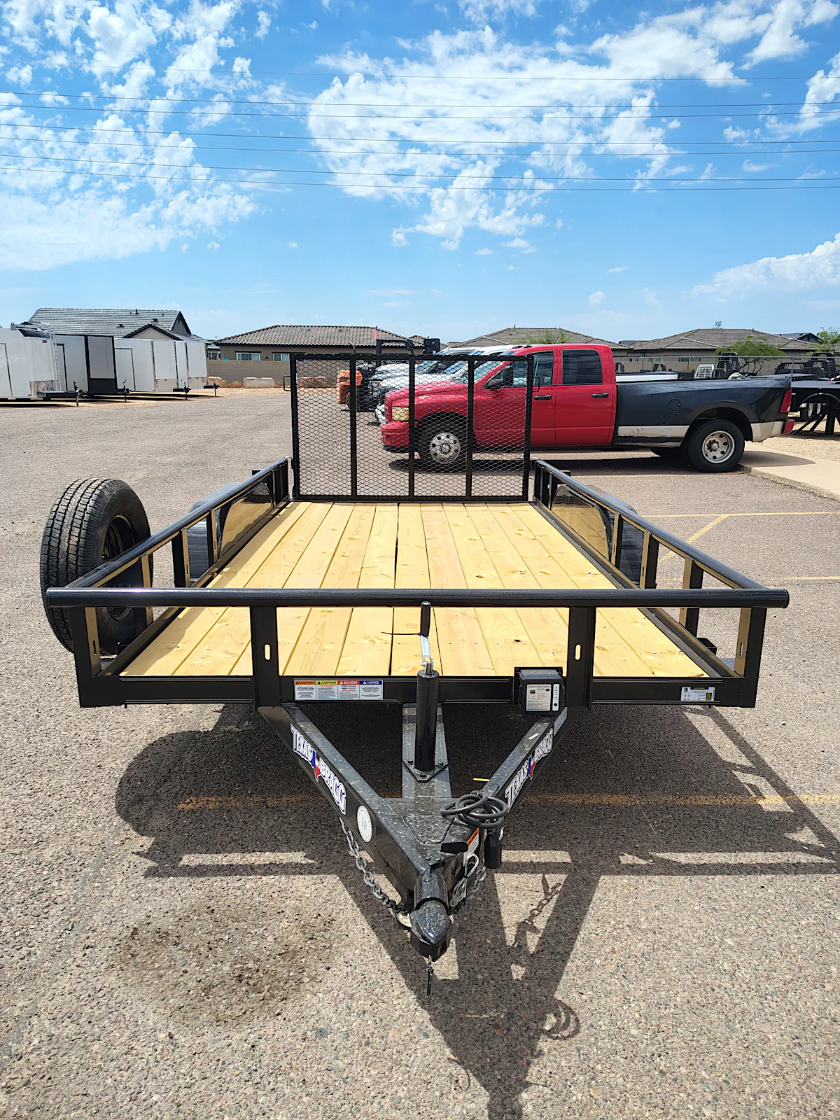 Texas Bragg 14x83 Utility Tandem Axle, 7K GVWR - Stock #TXB026 - Image 1 of 6 Texas Bragg 14x83 Utility Tandem Axle, 7K GVWR - Stock #TXB026 - Image 1 of 6