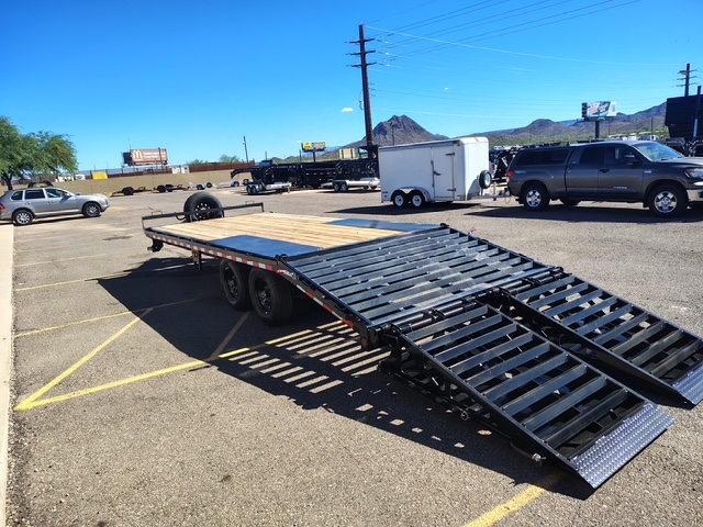 Norstar 22x102 Ironbull Tandem Axle,14K GVWR, Deckover, Rampage Ramps - Stock #NS511 - Image 4 of 5