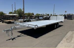 Aluma 24x102 All Aluminum, 10K GVWR, Tandem Axle Deckover, W/ Bi-Fold Tailgate (1024H-TA-BT-DT-RR-RTD) Stock #ALU429 - Thumbnail 2